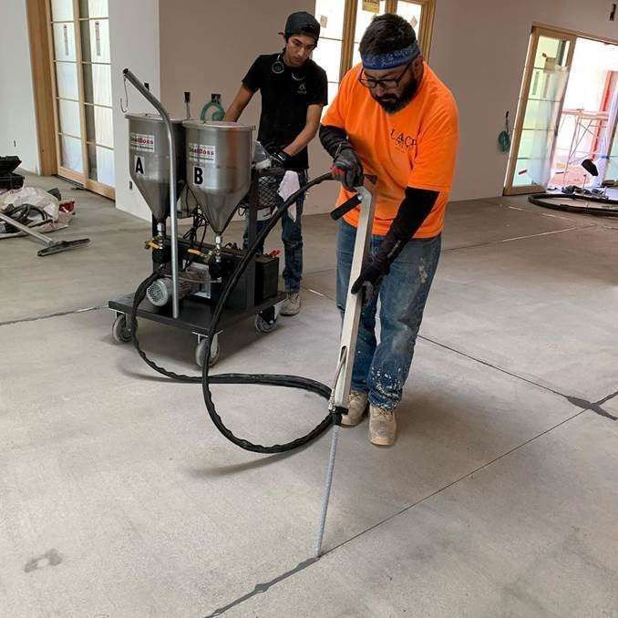 SealBoss JointMaster crack fill equipment in action